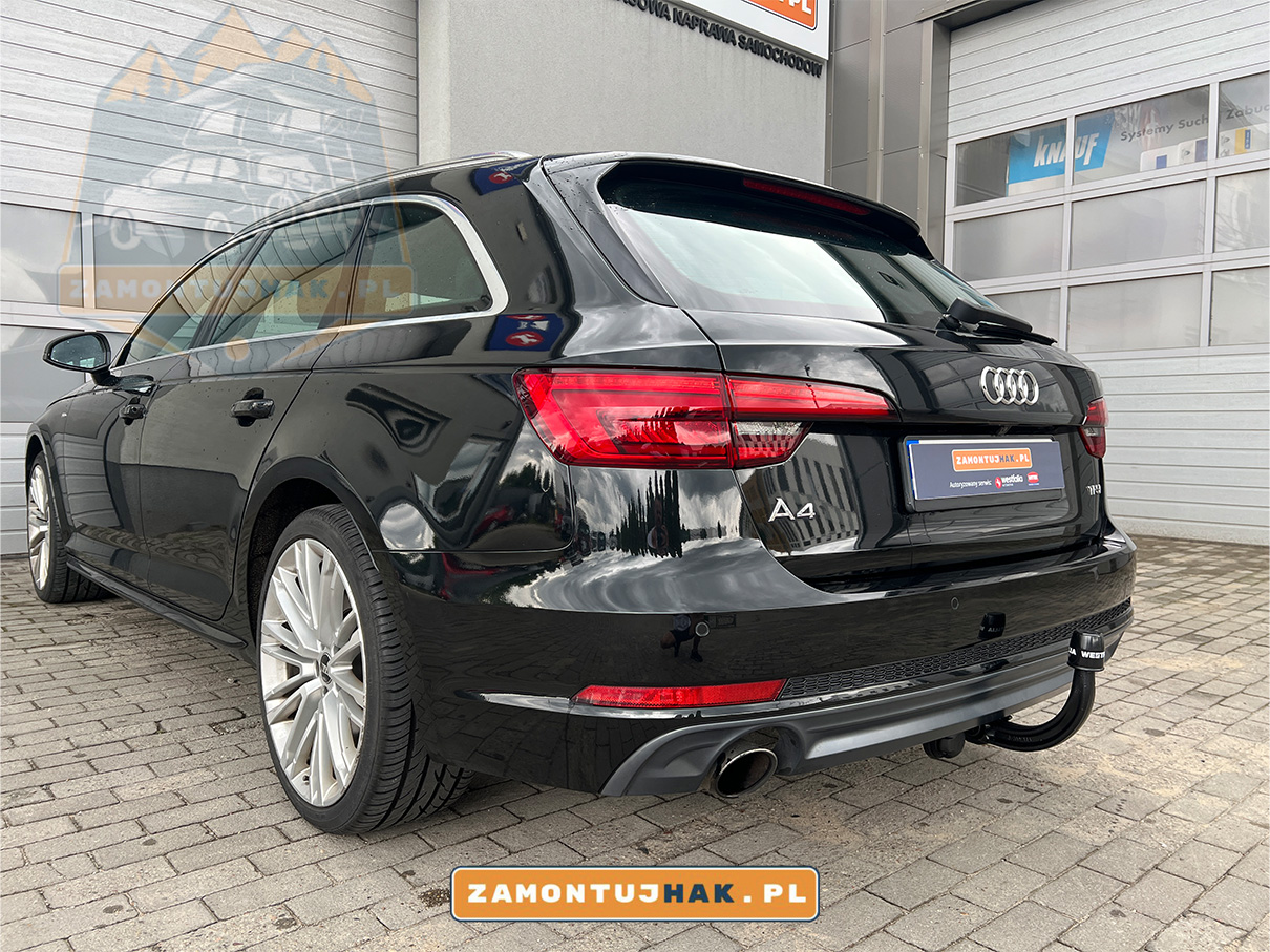 Montaż haka holowniczego w audi a4