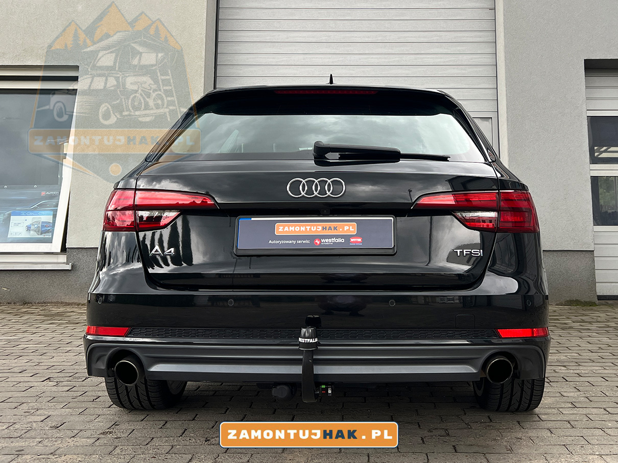 Montaż haka holowniczego w audi a4