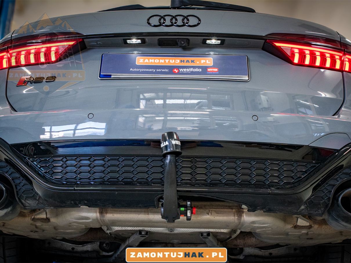 Profesjonalny montaż haka holowniczego Westfalia A40v - Audi A6 C8