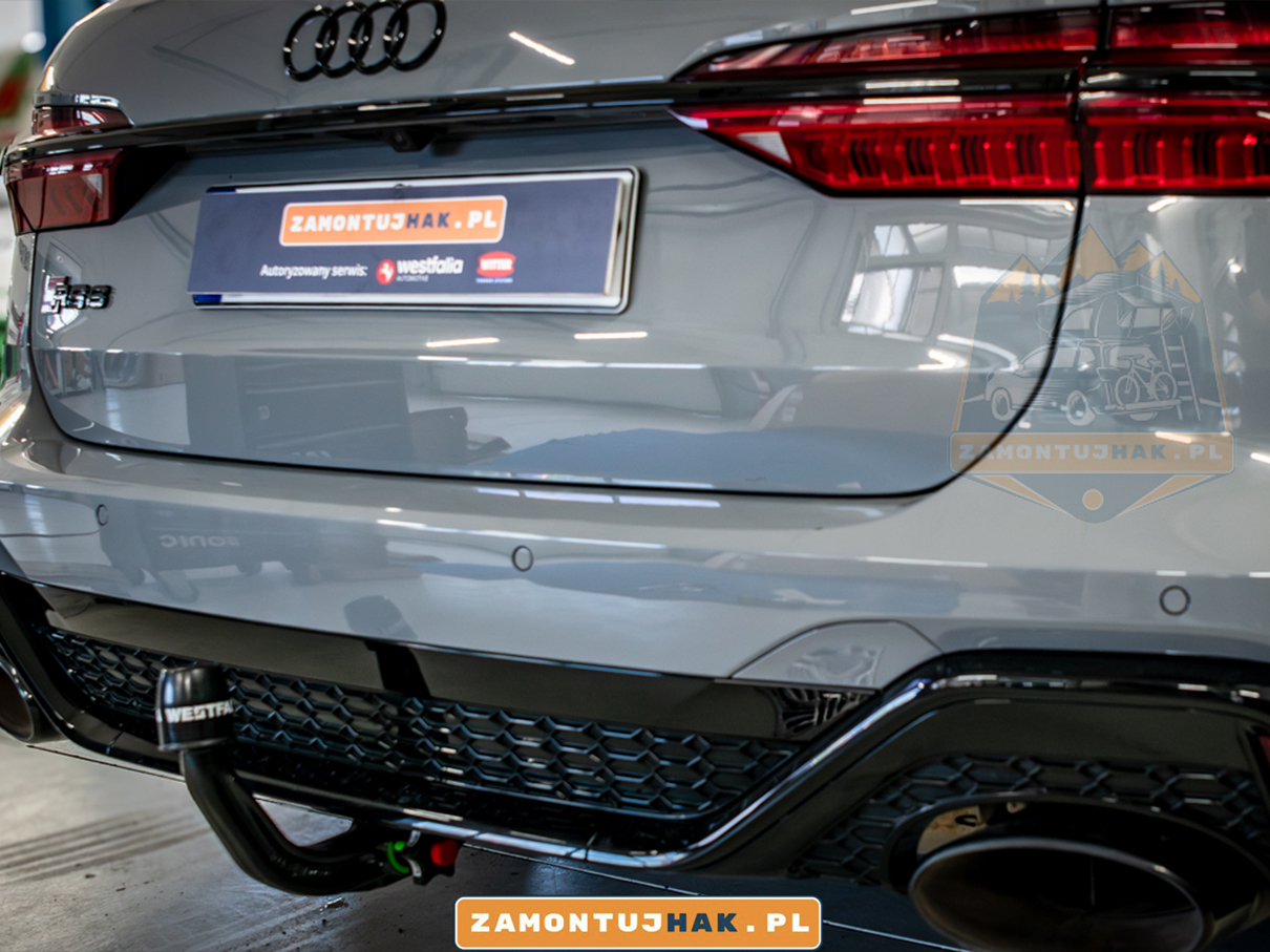 Profesjonalny montaż haka holowniczego Westfalia A40v - Audi A6 C8