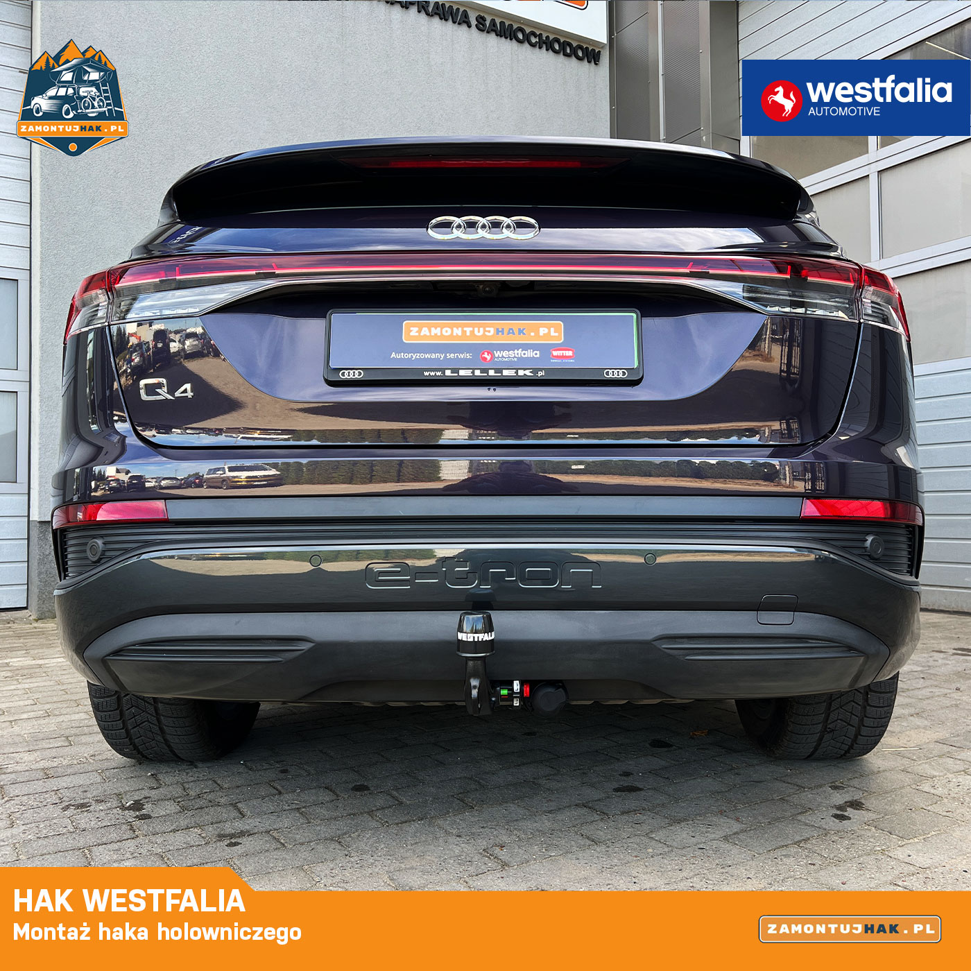 montaż haka poznań audi q4 e-tron