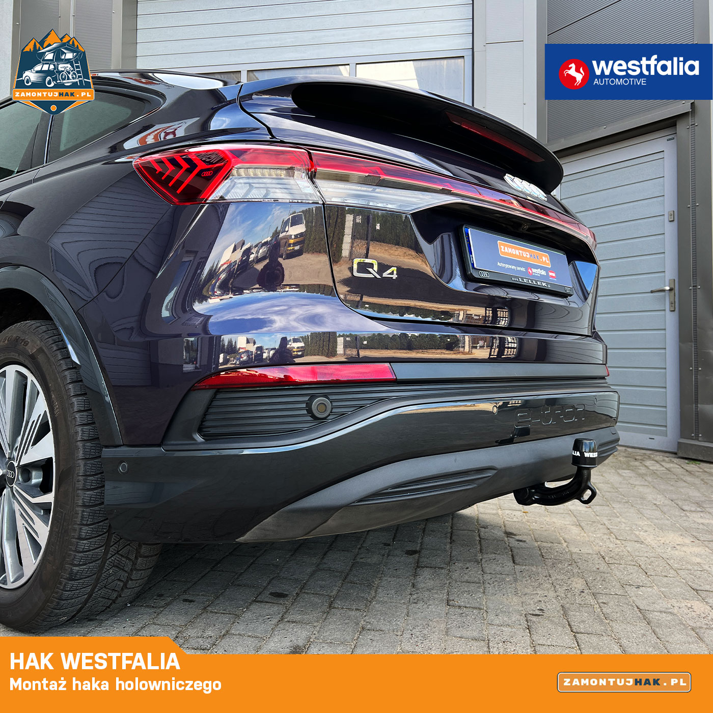 montaż haka poznań audi q4 e-tron