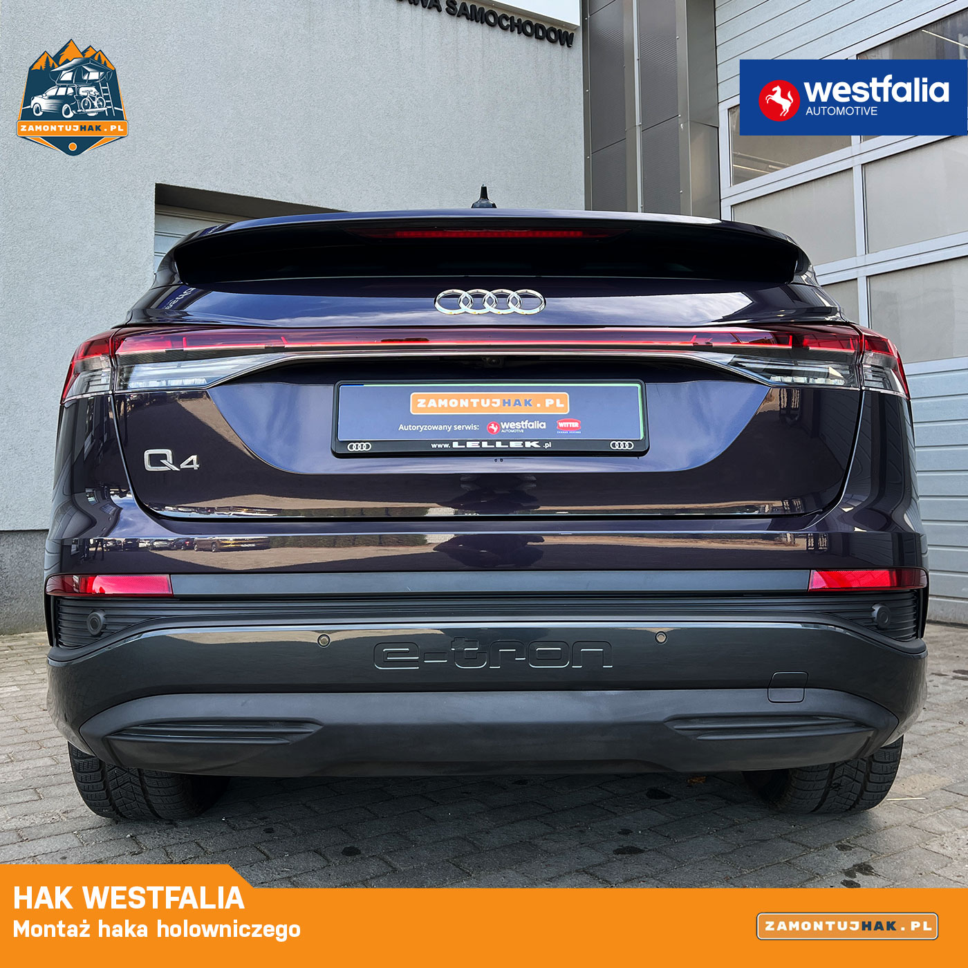 montaż haka poznań audi q4 e-tron