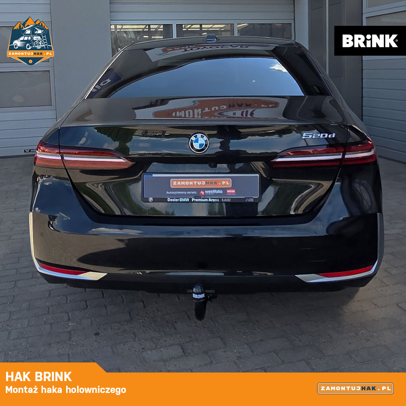 Montaż haka holowniczego brink w BMW