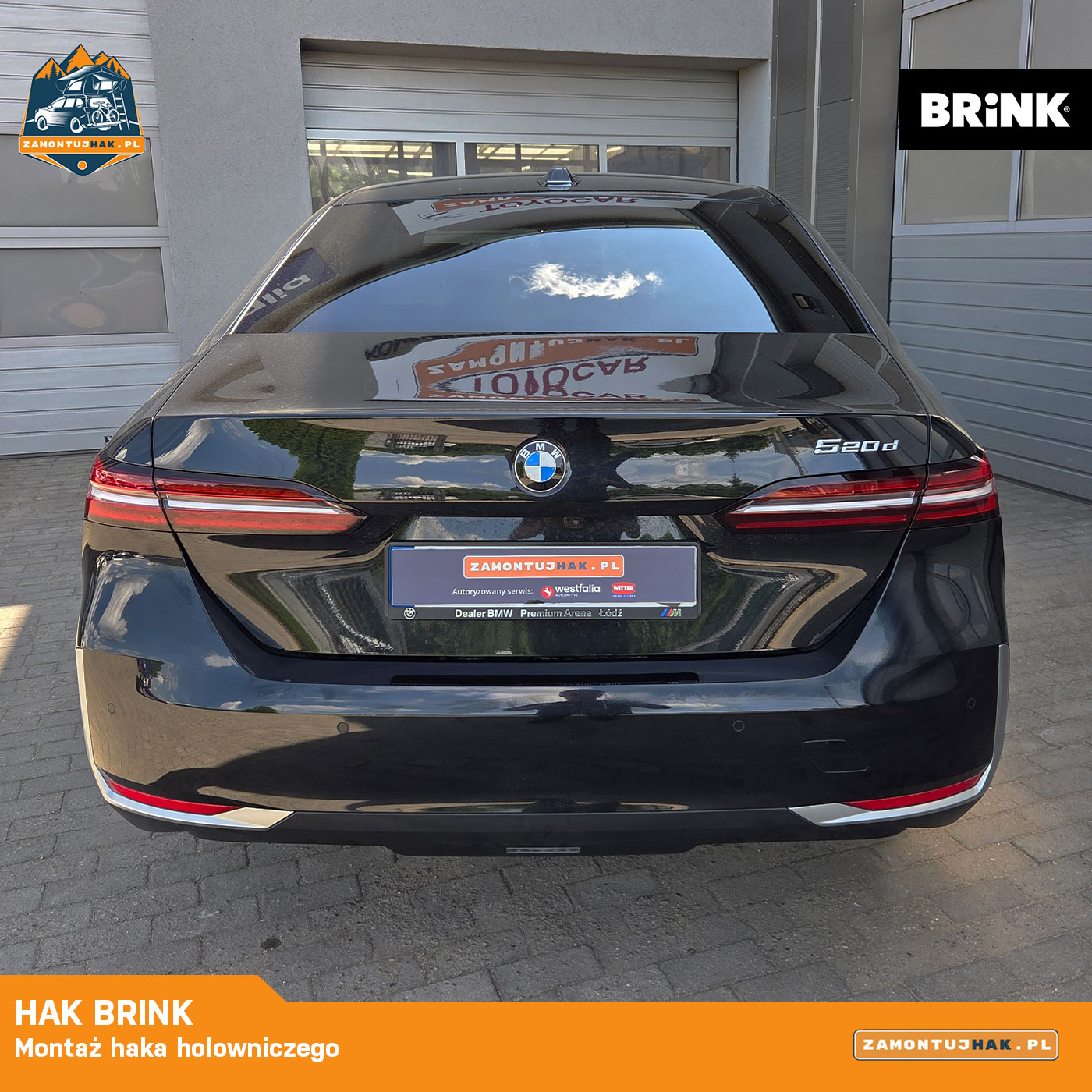 Montaż haka holowniczego brink w BMW