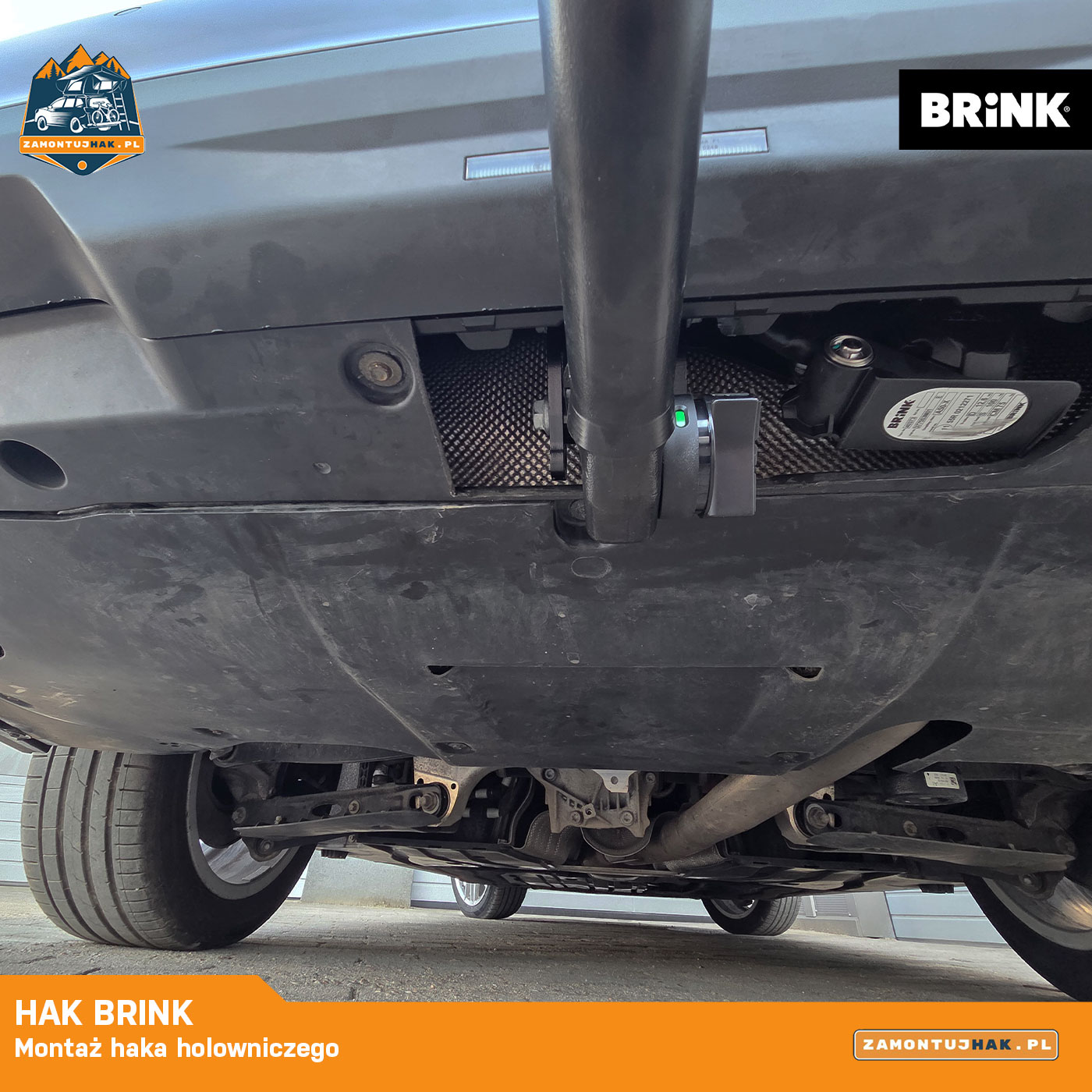 Montaż haka holowniczego brink w BMW
