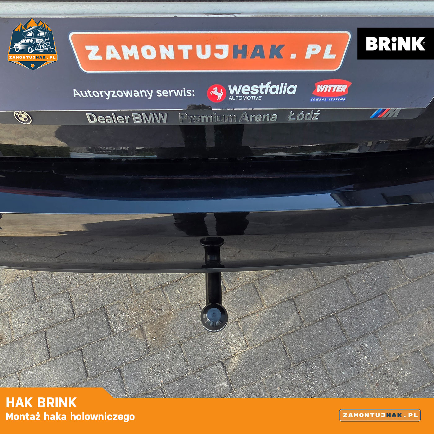 Montaż haka holowniczego brink w BMW