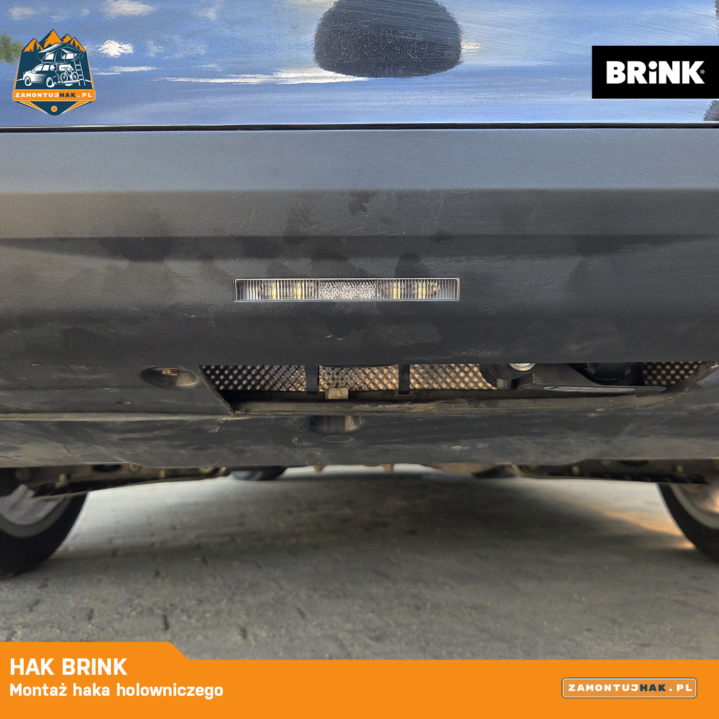Montaż haka holowniczego brink w BMW