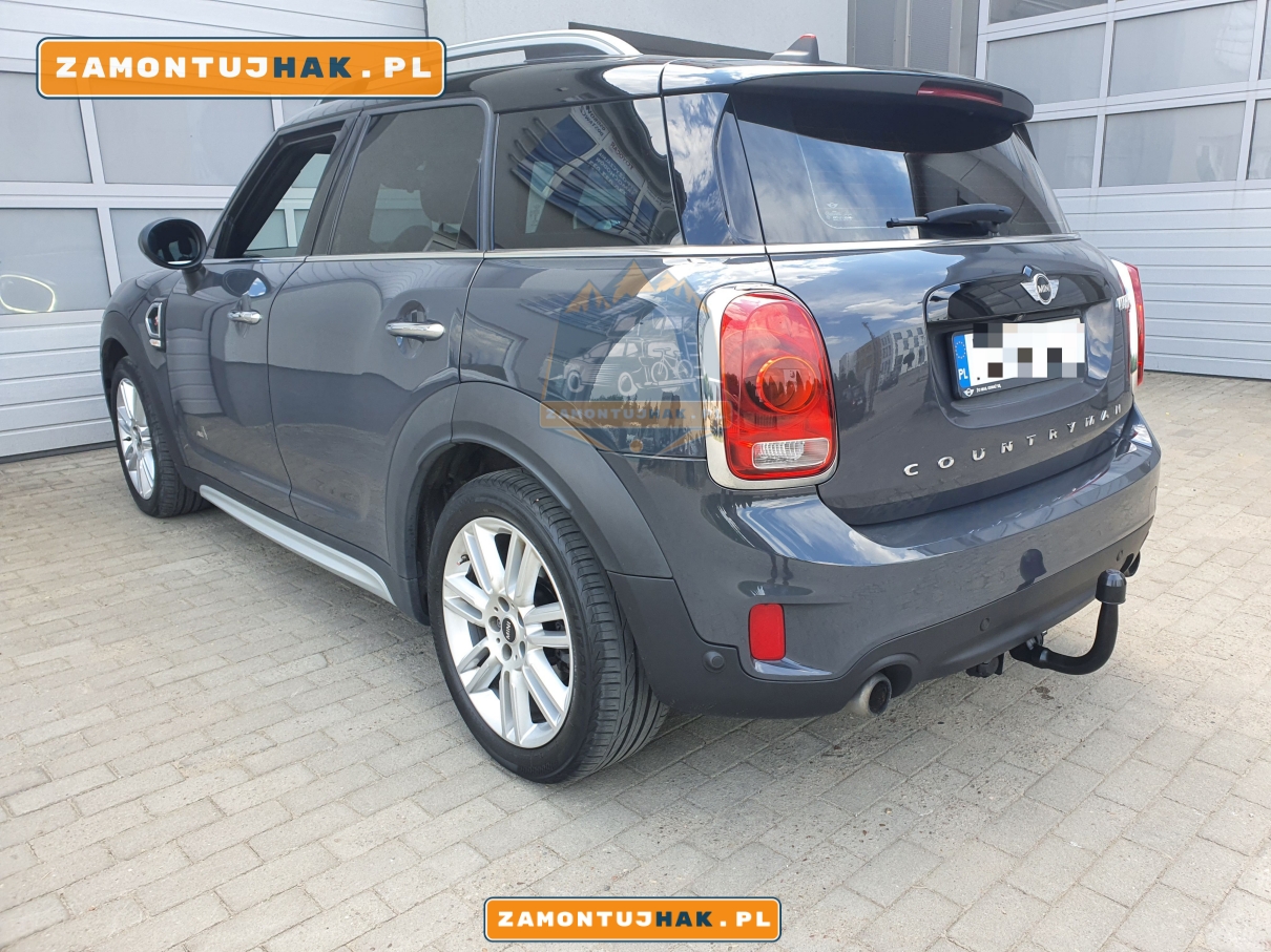 zdjecia po montazu z kula haka mini countryman cooper s 