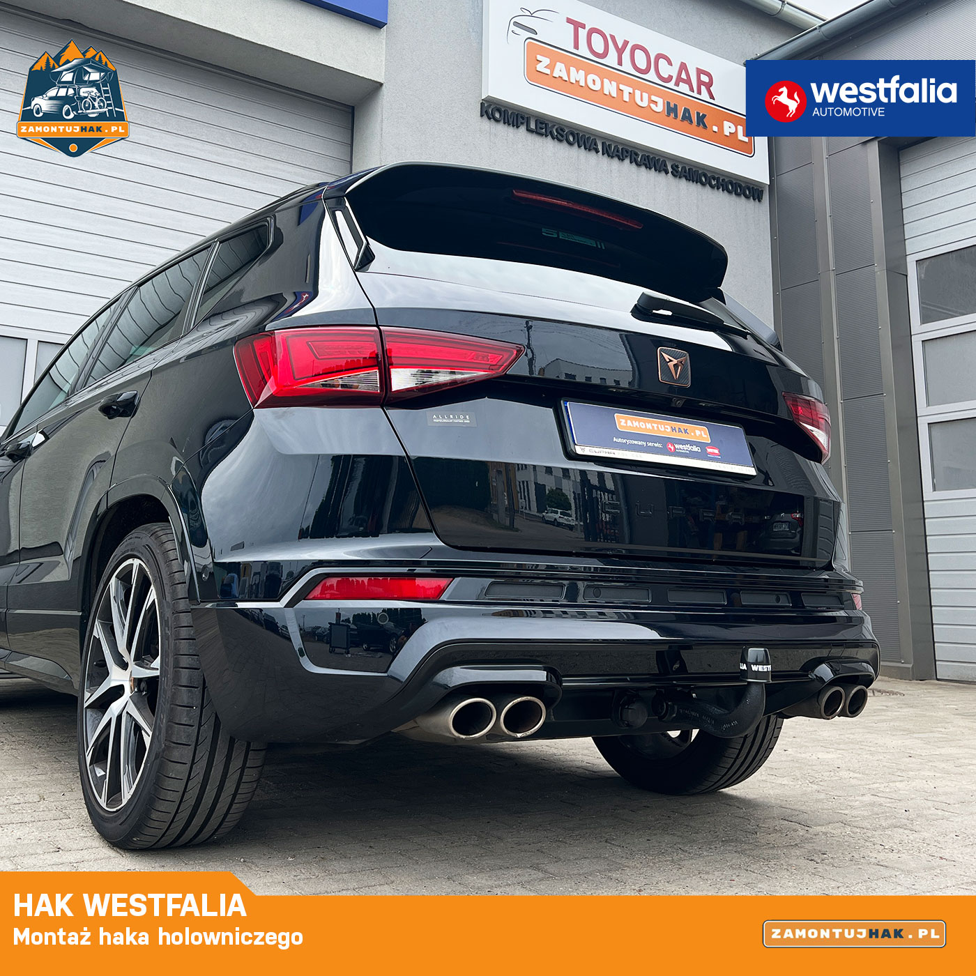 montaż haka Cupra