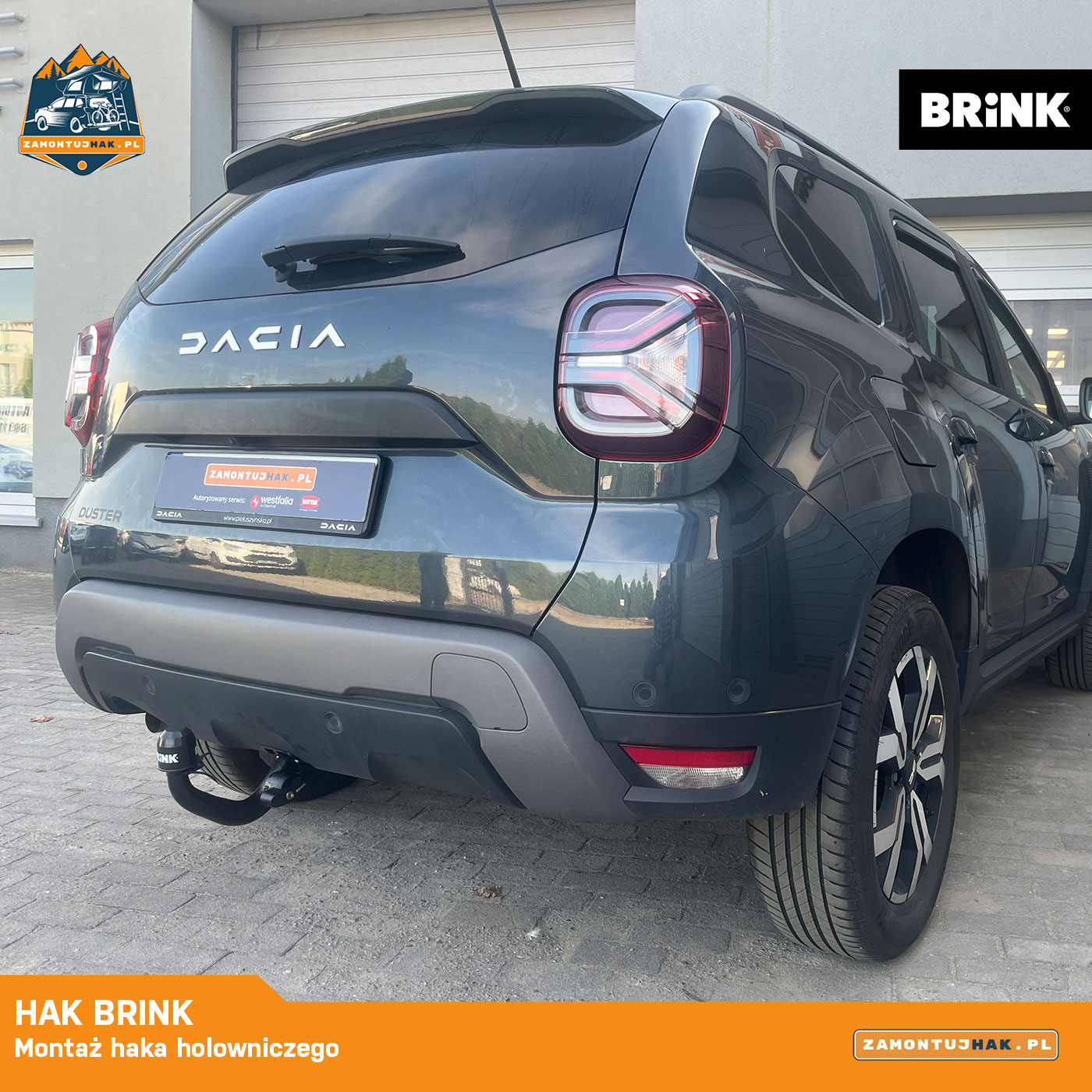 Hak Brink zamontowany w Dacia Duster