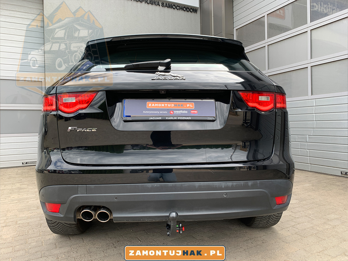 Montaż haka hlowniczego Jaguar F-Pace