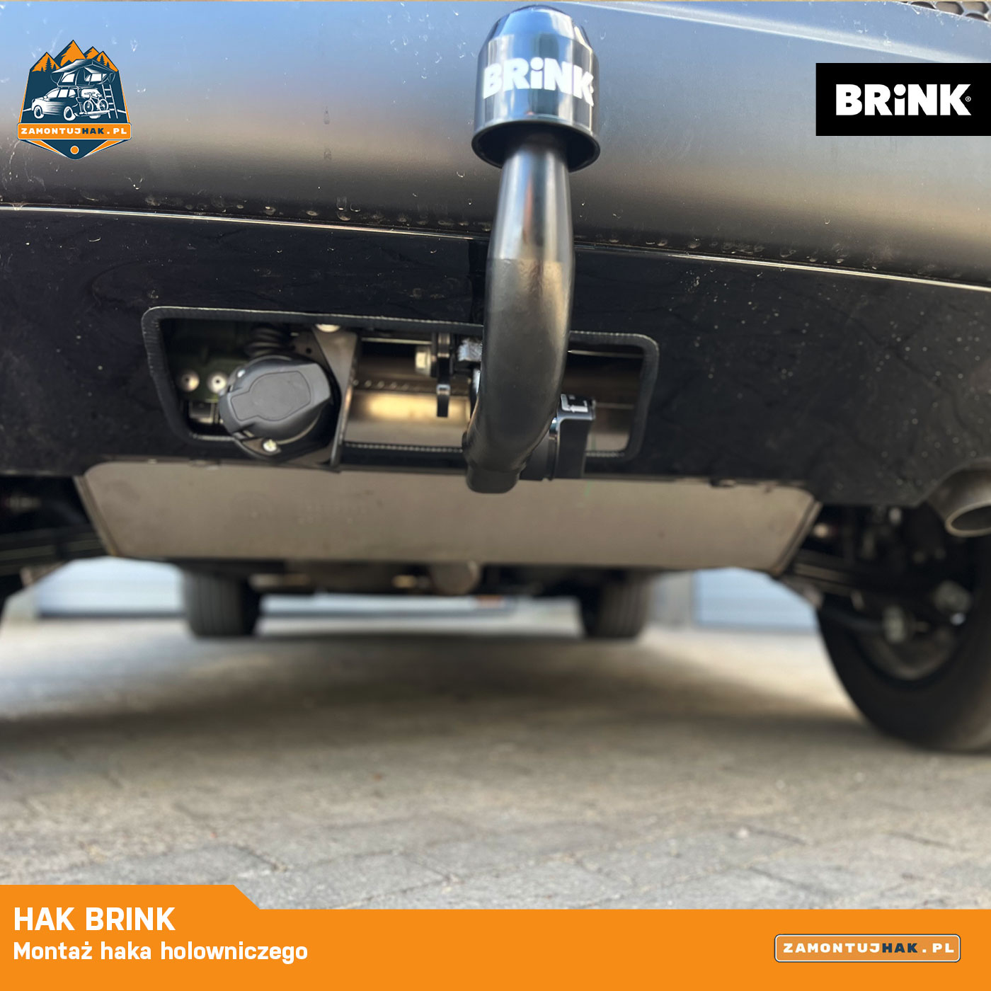 hak brink od spodu Jeep