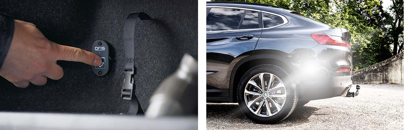 elektryczny hak na przycisk bmw nowy montaz oryginalny zestaw oris zamontujhak