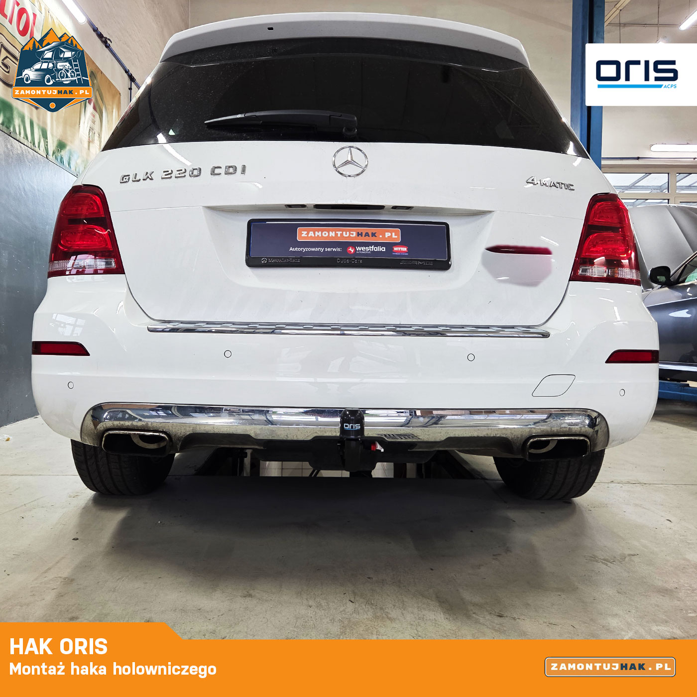 mercedes GLK hak holowniczy 