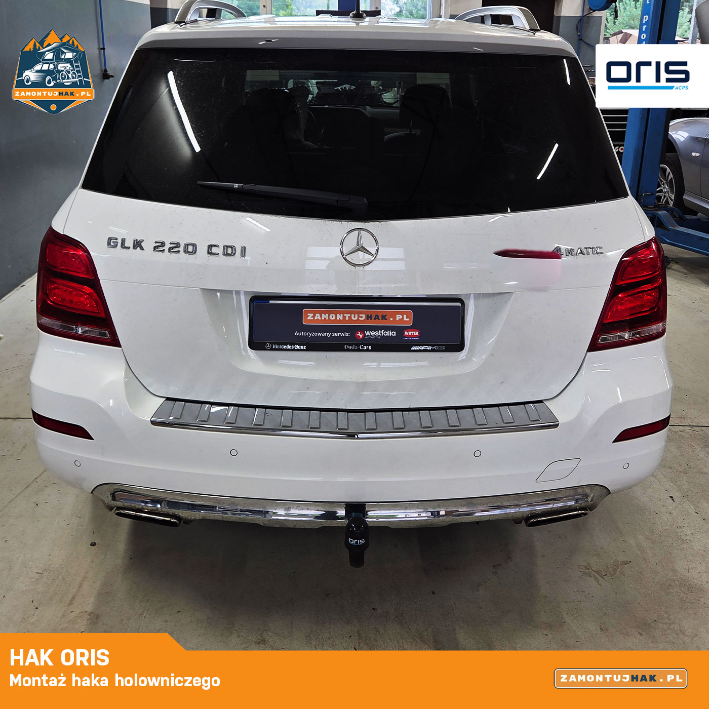 mercedes GLK hak holowniczy 