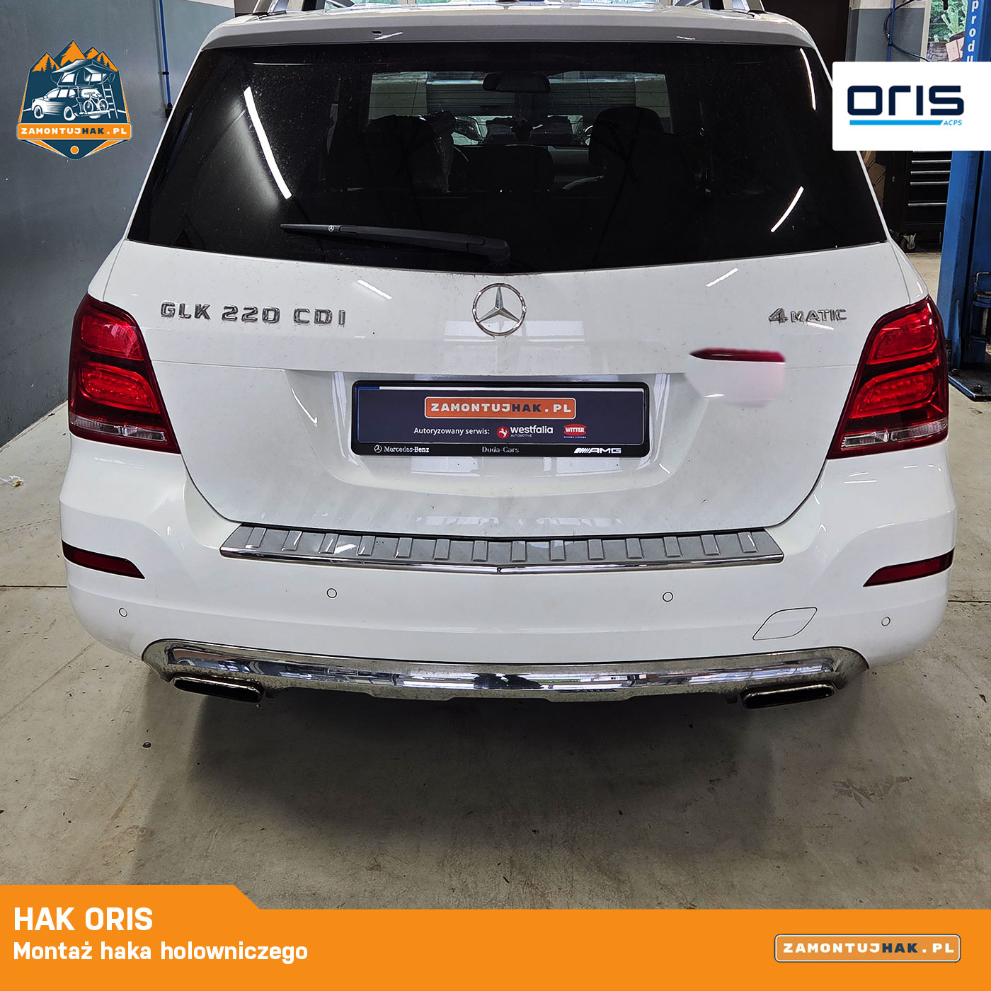 mercedes GLK hak holowniczy 