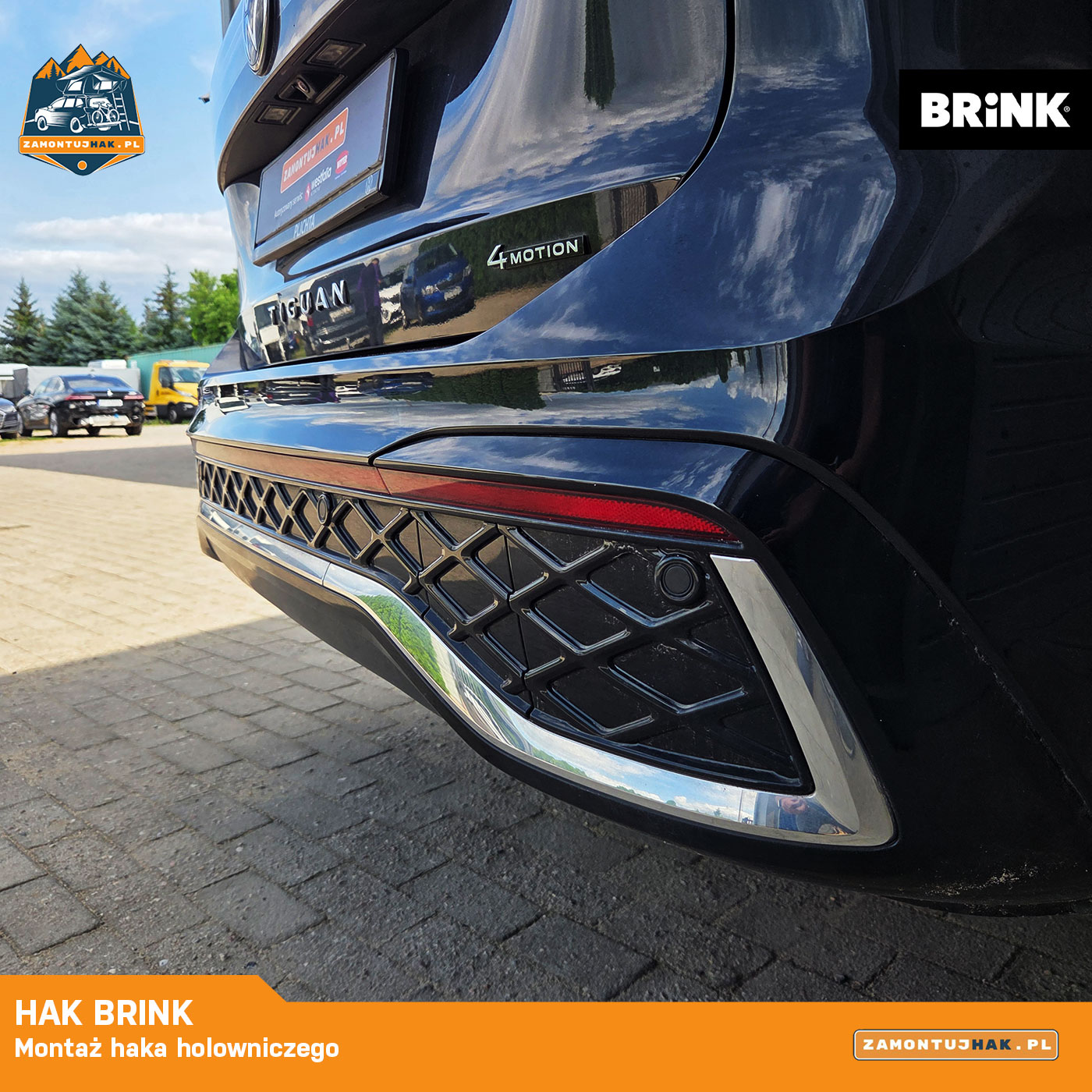 montaż haka brink w volkswagenie