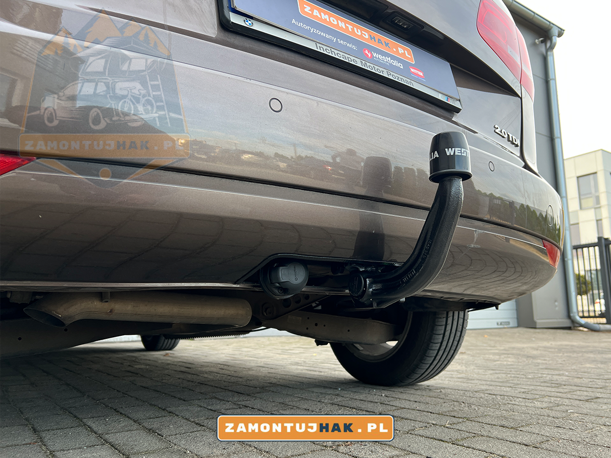 Montaż haka w volkswagen Touran