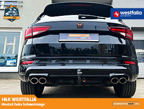 Montaż haka Westfalia A40V w CUPRA Ateca 2021