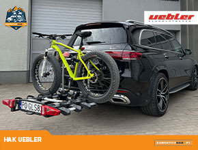 Mercedes GLS i bagażnik Uebler – perfekcyjne połączenie dla fanów fatbike’ów