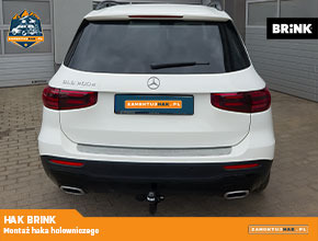 Montaż haka BRINK w Mercedes GLB 200d – funkcjonalność i styl w jednym