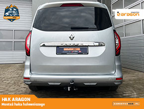 Hak holowniczy Enganches Aragon do Renault Kangoo – wypinany poziomo, wygodny i elegancki