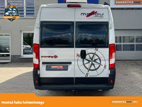 Montaż haka stałego w kamperze Fiat Malibu