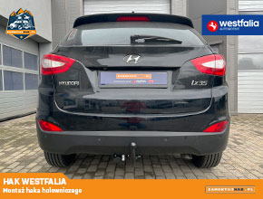 Montaż haka Westfalia wypinanego w Hyundai ix35