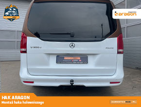 Montaż haka Aragon w Mercedesie V300
