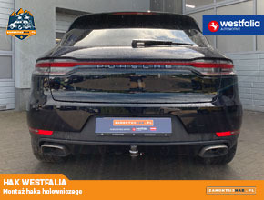 Montaż haka Westfalia w Porsche Cayenne
