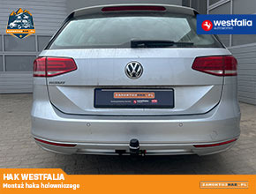 Montaż haka Westfalia w VW Passat