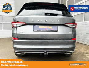 Montaż haka Westfalia w Skodzie Kodiaq
