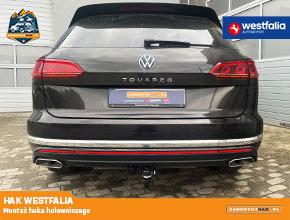 Montaż haka Westfalia w VW Touareg
